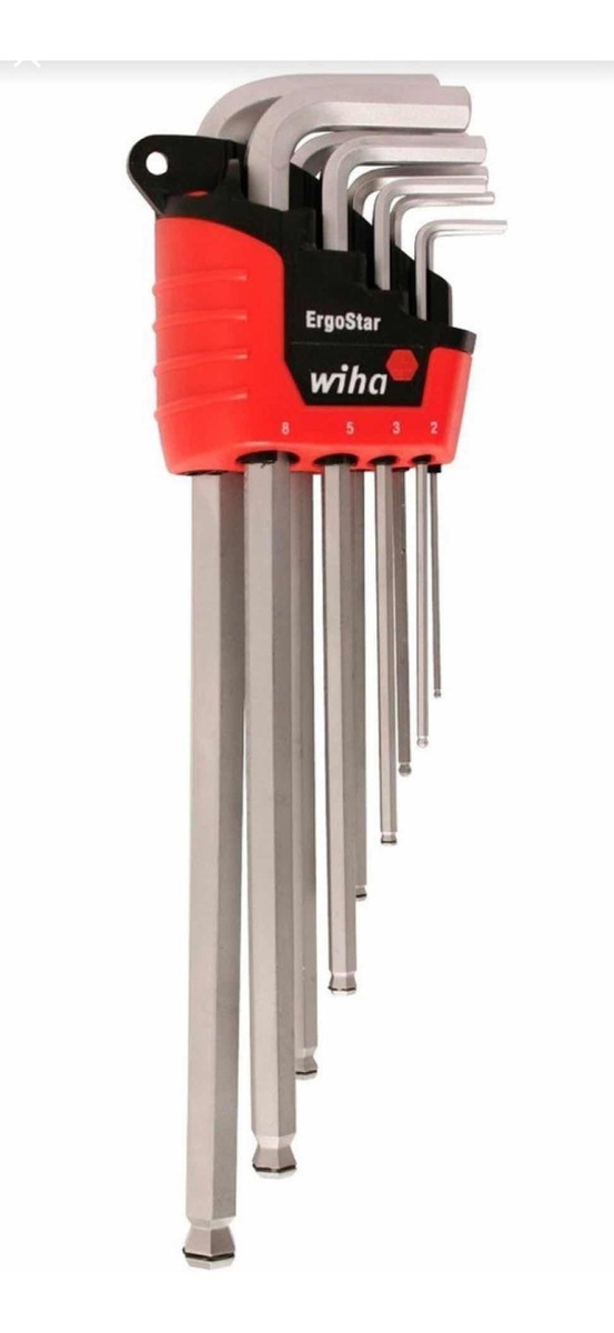 Wiha Jgo Llaves Hex  L  Metrica 9 Piezas 1.5-10mm 66990