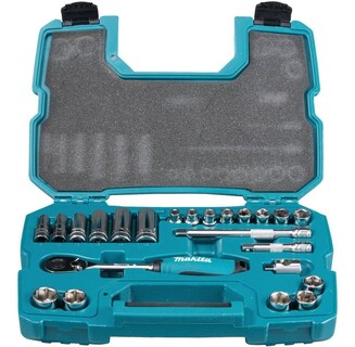 Foto 2 | Juego de Dados y Matraca de 3/8 Makita B65573 23 Piezas