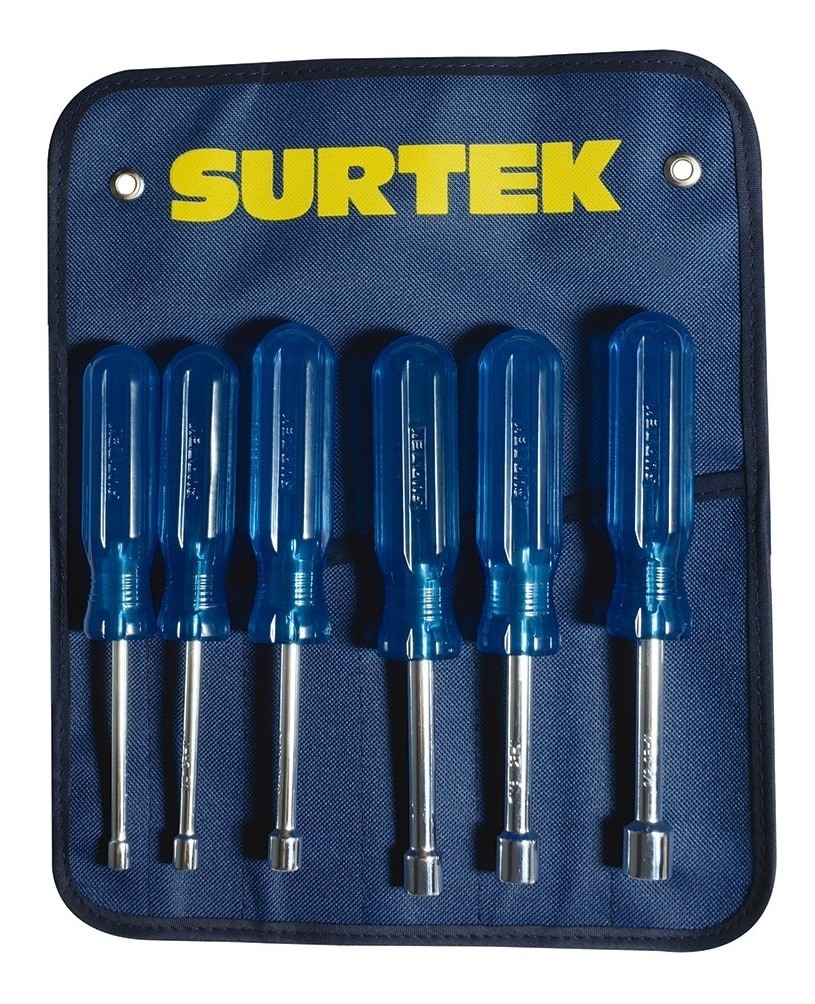 Juego de 6 Desarmadores Hexagonales Surtek D3500S $1,052