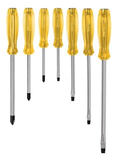 Foto 2 | Juego de Desarmadores de Impacto Pretul J-DIMP-7 color Amarillo 7 Piezas
