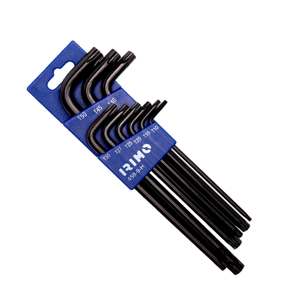 Juego de Llaves Torx Acodadas Irimo 458-9-h 9 Piezas