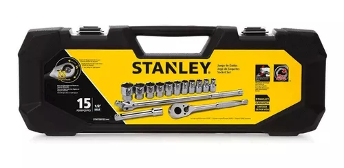 Juego de Autocle Stanley STMT80703-840 color Plata de 15 PZAS