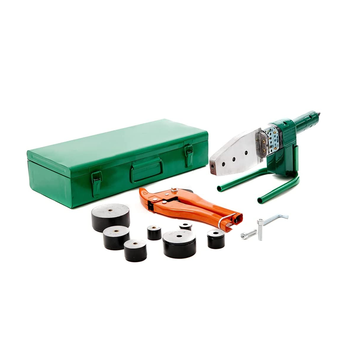 Kit De Termofusor con 6 Dados con Estuche Metálico 110v Eo Safe Imports Esi-6950 color Verde