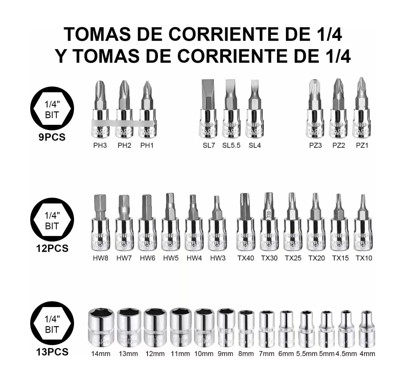 Foto 4 pulgar | Juego de Herramientas Mecánicas Belug Autocle Dados 46 Piezas