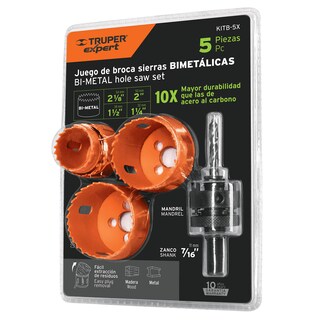 Foto 1 | Juego Truper Expert de 4 Brocasierras Bimetálicas y 1 Mandril
