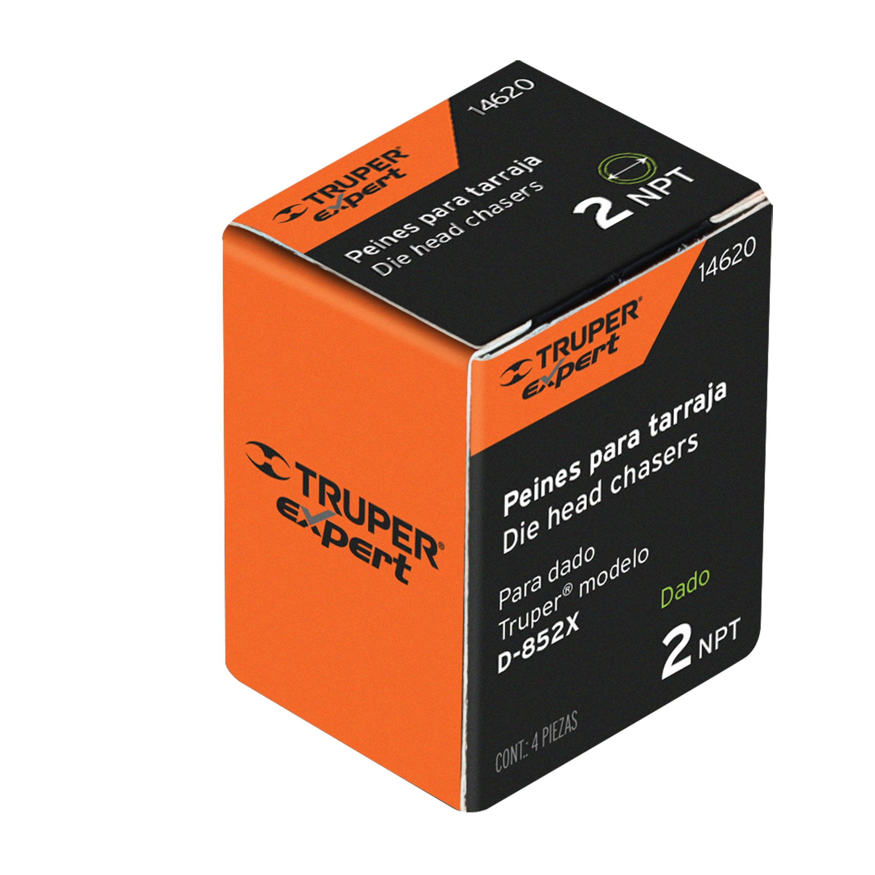 Foto 3 pulgar | Juego de 4 Peines Truper T-852x Expert 2" para Tarrajas