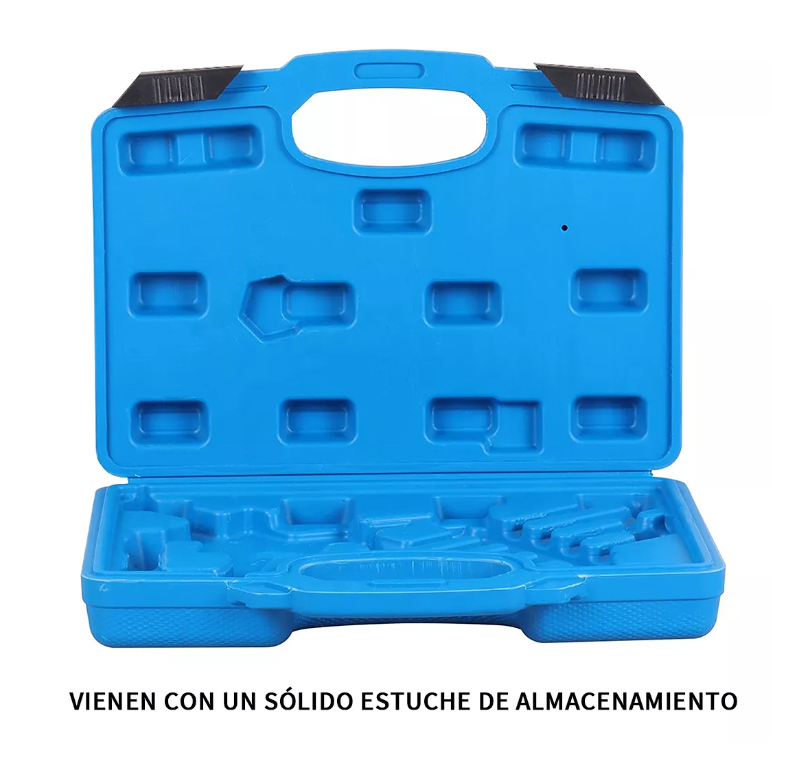 Foto 7 pulgar | Conjunto De Extractores De Equilibradores Armónicos Herraminetas Negros Estuche Azul