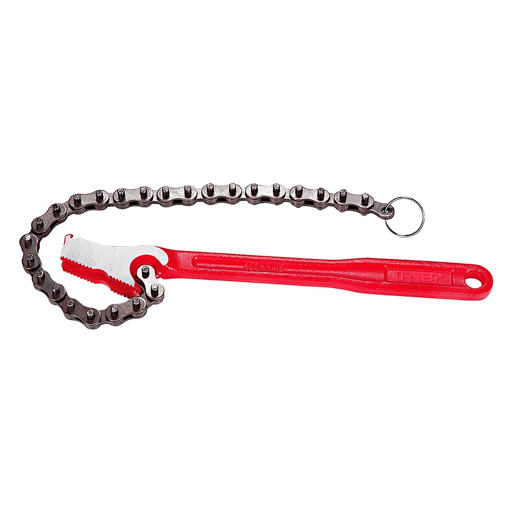 Llaves Universal Cadena 4'' Acero Inoxidable Rojo Urrea