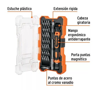 Foto 2 | Desarmador Truper con 30 Puntas
