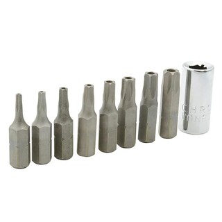Foto 1 | Juego Puntas Torx Surtek PFT9 Seguridad Hexágono 1/4'' 9 Piezas