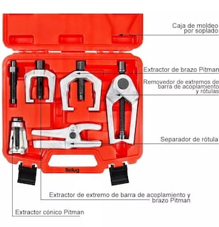 Foto 3 | Herramienta Multiuso Para Extraer Junta Esférica Rojo/plata