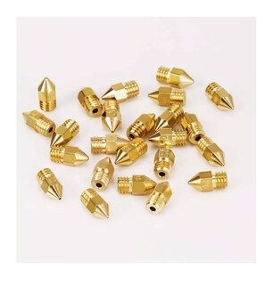 Foto 4 | Kit De 24 Boquillas Nozzle Impresora 3d Mk8 0,2-1 Etc. (24 U Dorado