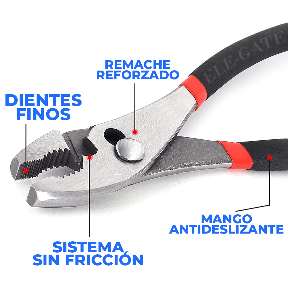 Foto 5 pulgar | Juego De Alicates Pinzas Con Empuñaduras Cómodas Paquete Con 5 Piezas