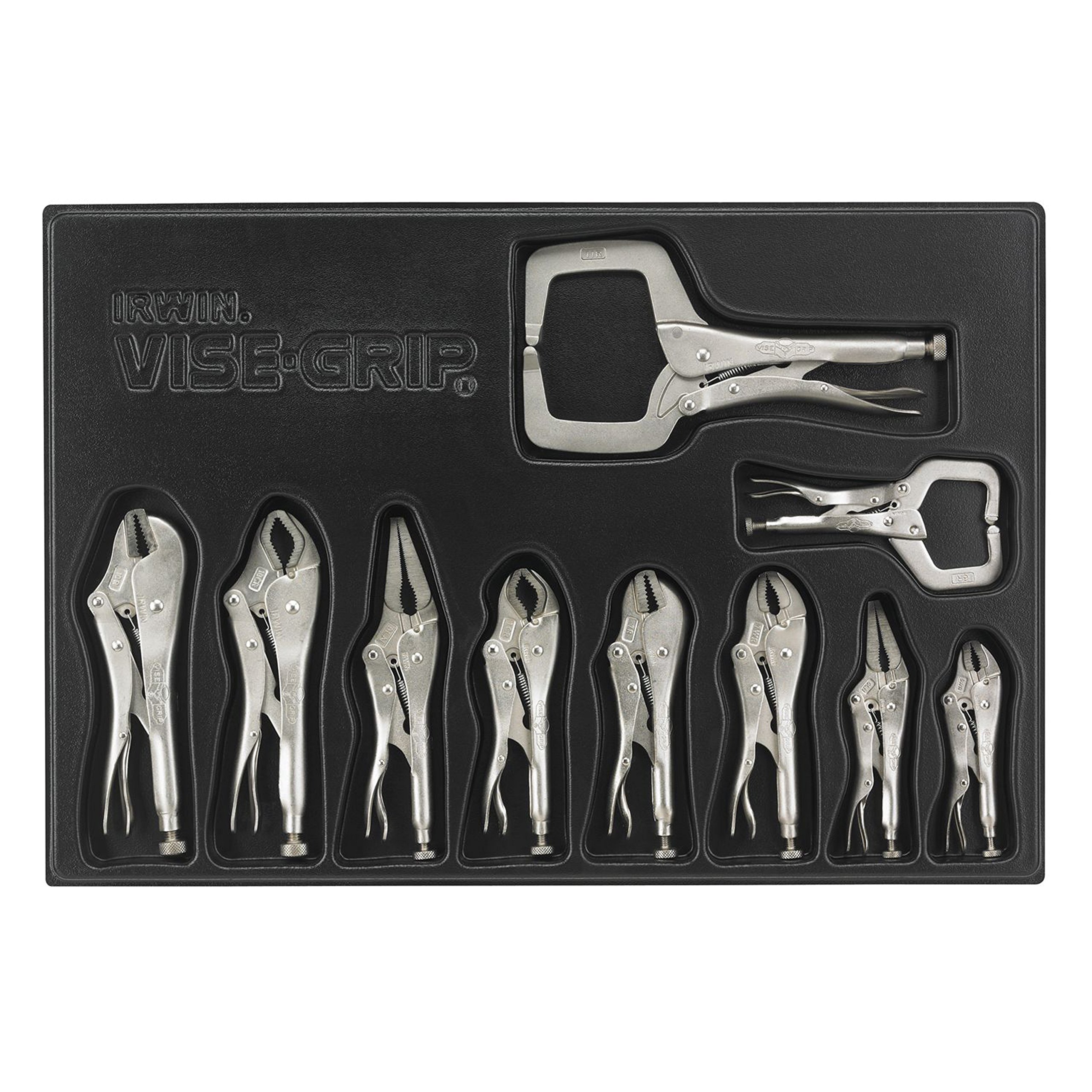 Juego De Alicates Con Cierre Irwin Vise-grip De 10 Piezas Con Bandeja 1078tray - Venta Internacional.