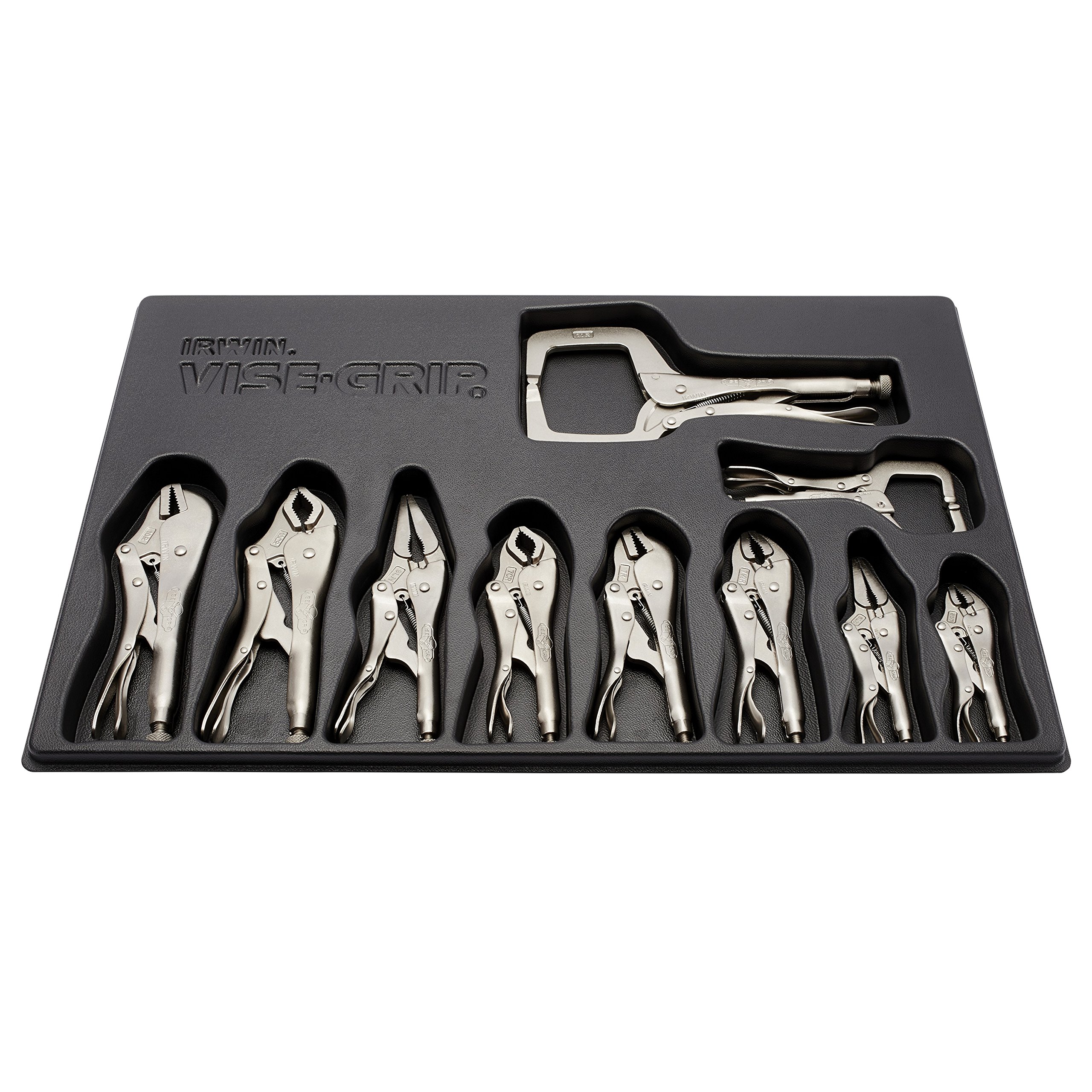 Foto 2 | Juego De Alicates Con Cierre Irwin Vise-grip De 10 Piezas Con Bandeja 1078tray - Venta Internacional.