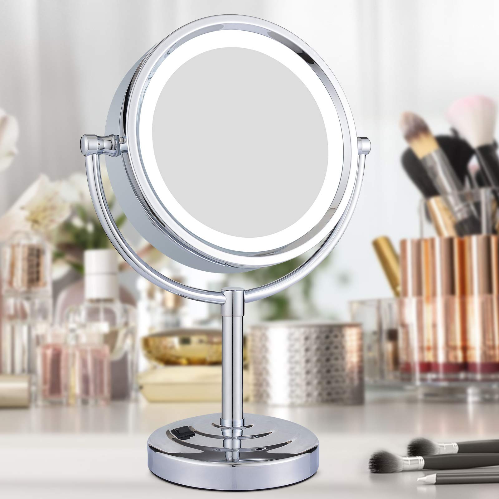 Foto 3 pulgar | Espejo de Maquillaje Gurun Led con Aumento de 10x - Venta Internacional