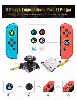 Foto 5 | Herramientas De Reparación Y Repuestos Para Nintendo Switch Colores