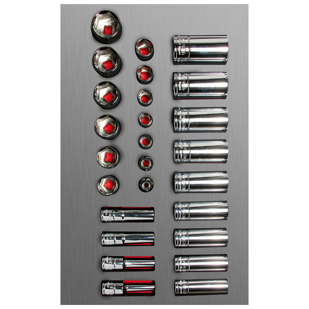 Juego De Dados Cortos Y Largos Cuadro De 3/8'' En Pulgadas, 26 Piezas Urrea