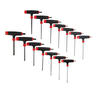 Foto 1 | Juego De Llaves Craftsman Con Mango En T Allen Hex Keys Sae Y Mm, 14 Piezas - Venta Internacional.