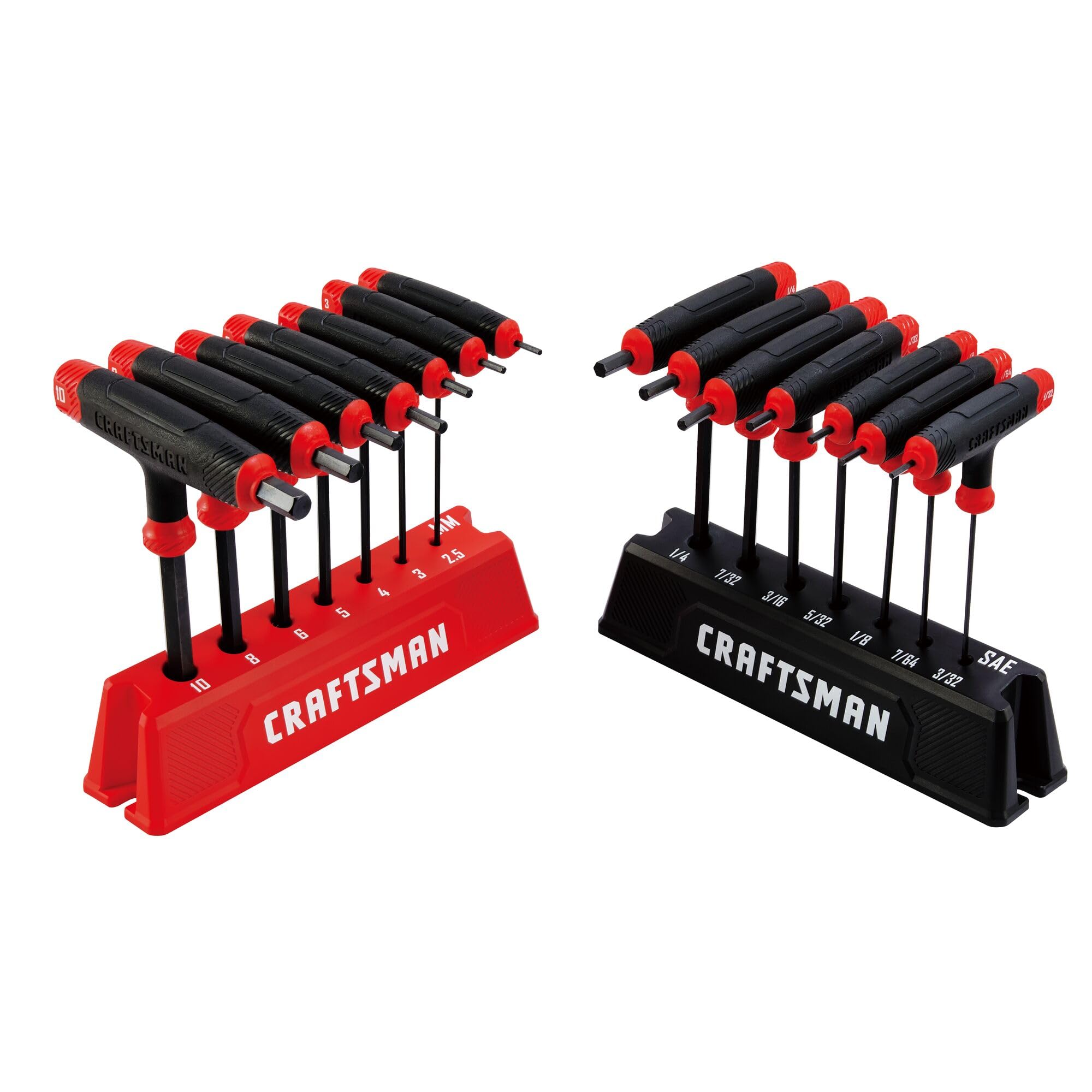 Foto 3 | Juego De Llaves Craftsman Con Mango En T Allen Hex Keys Sae Y Mm, 14 Piezas - Venta Internacional.