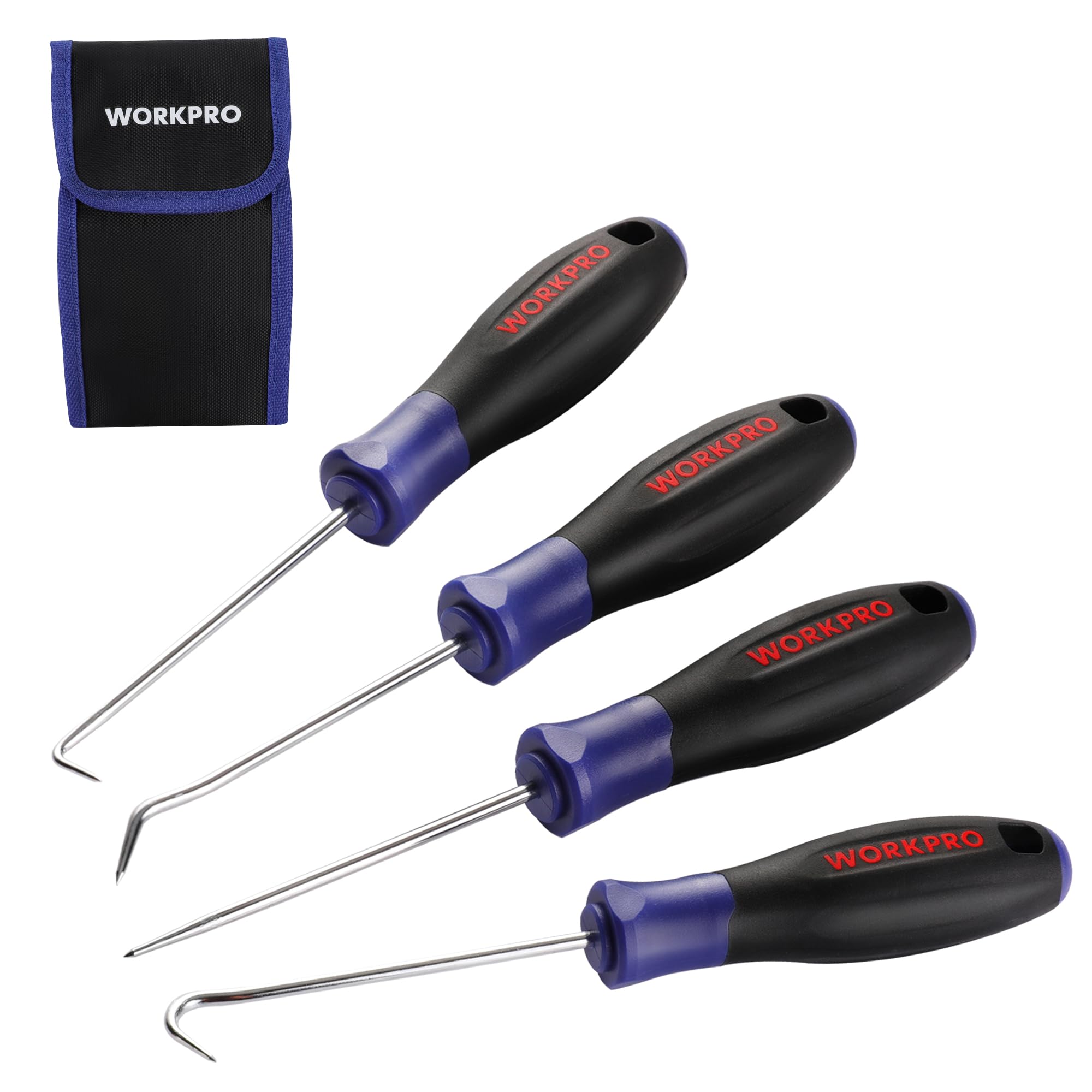 Foto 2 pulgar | Juego De Ganchos Y Púas Workpro Precision De 4 Piezas Con Bolsa - Venta Internacional.