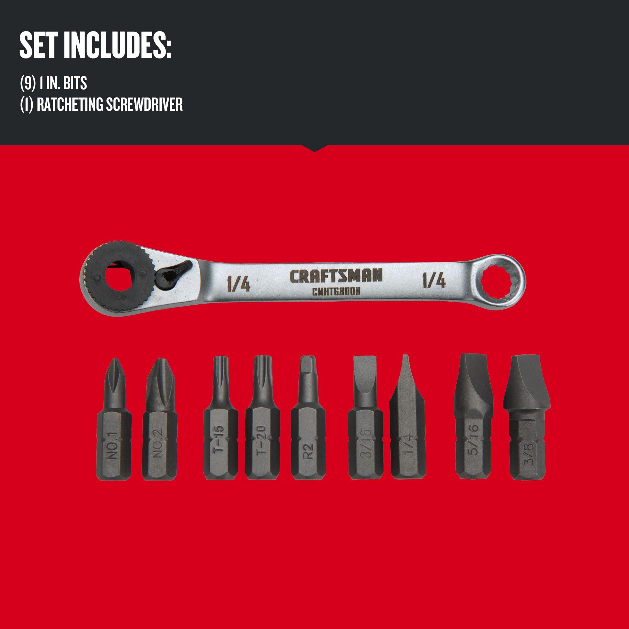 Foto 3 pulgar | Juego De Destornilladores Craftsman Ratcheting Offset De 10 Piezas Cmht68008 - Venta Internacional.