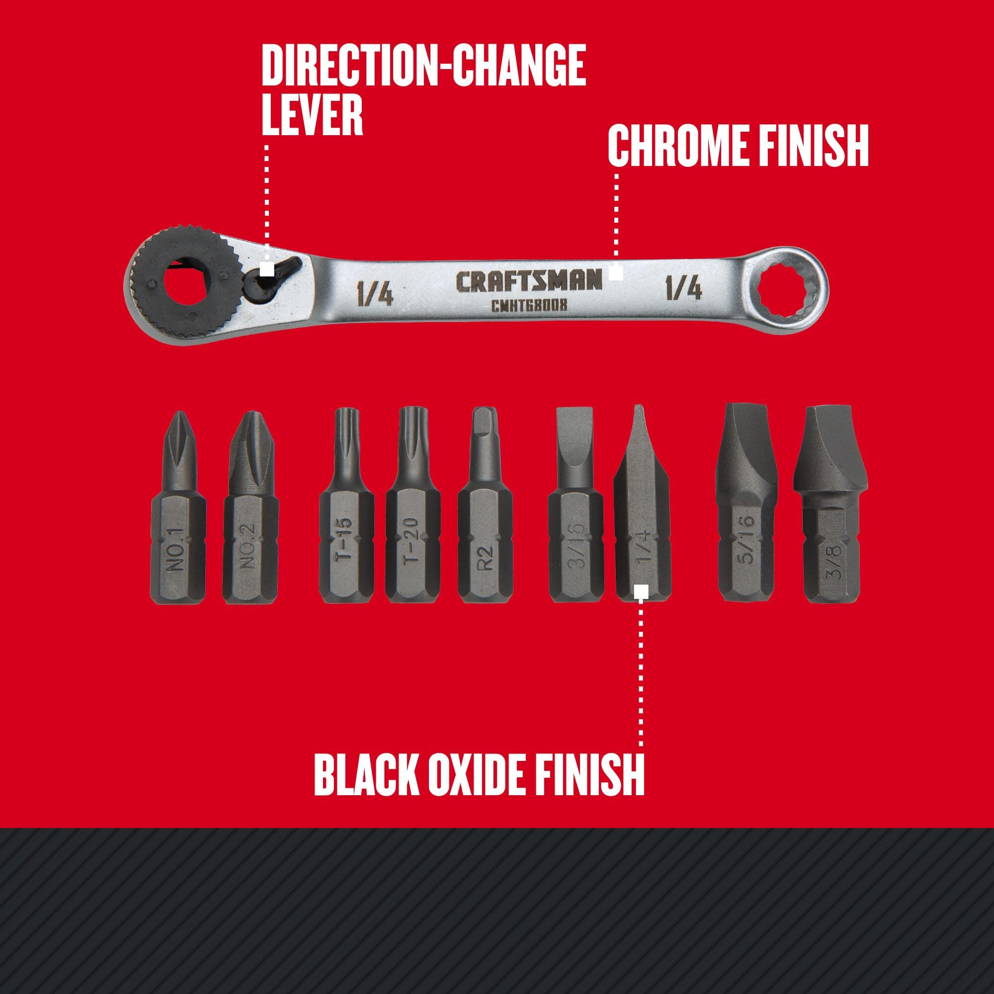 Foto 4 pulgar | Juego De Destornilladores Craftsman Ratcheting Offset De 10 Piezas Cmht68008 - Venta Internacional.