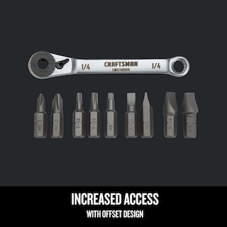 Foto 4 | Juego De Destornilladores Craftsman Ratcheting Offset De 10 Piezas Cmht68008 - Venta Internacional.