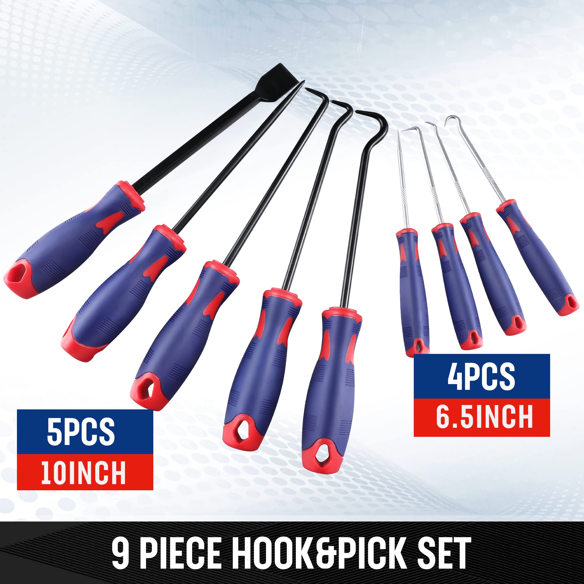 Foto 3 pulgar | Juego De Ganchos Y Ganchos Precision Workpro W000846a, 9 Piezas - Venta Internacional.