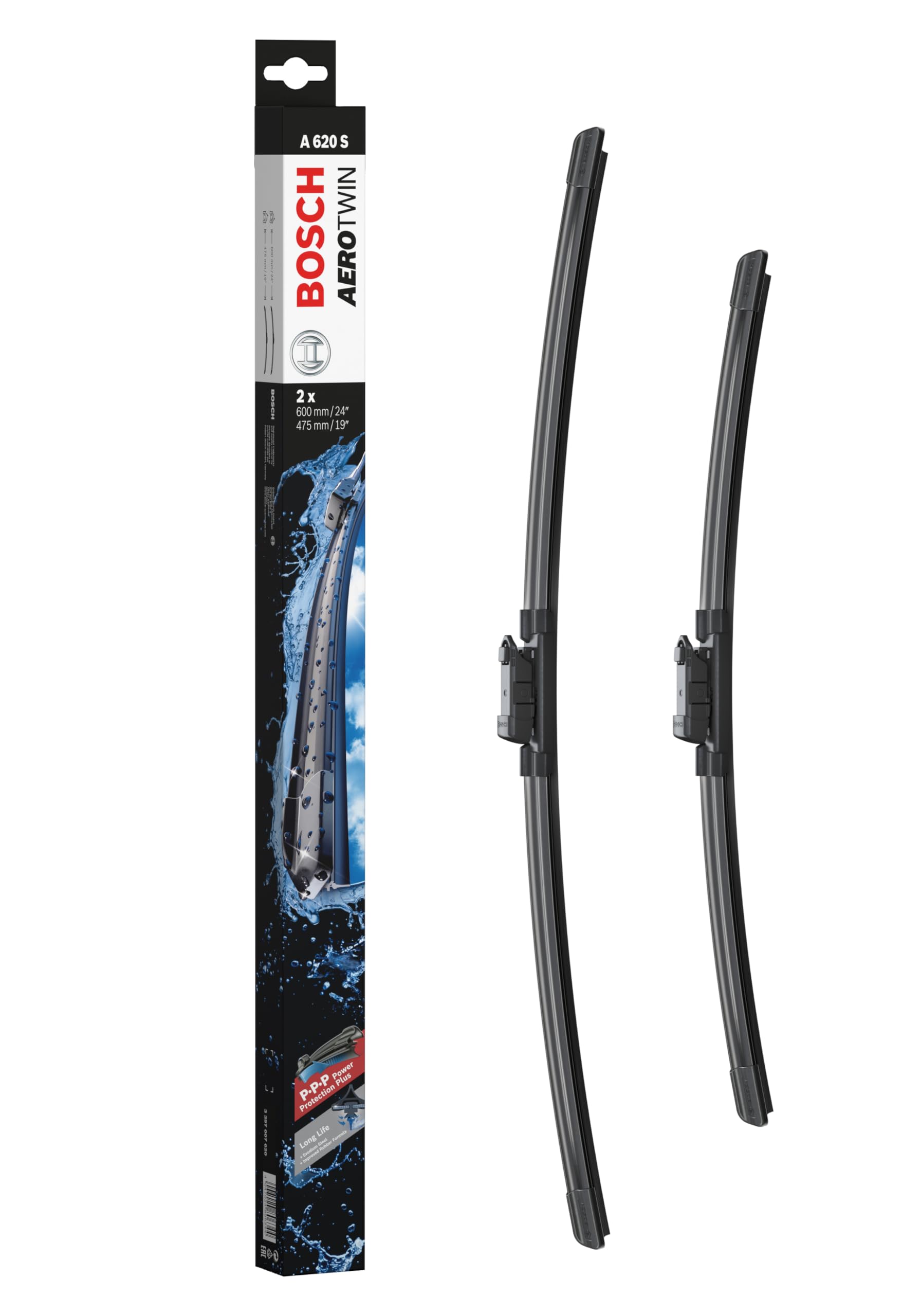 Foto 2 pulgar | Limpiaparabrisas Bosch Aerotwin 3397007620 60 Cm/48 Cm (juego De 2) - Venta Internacional.