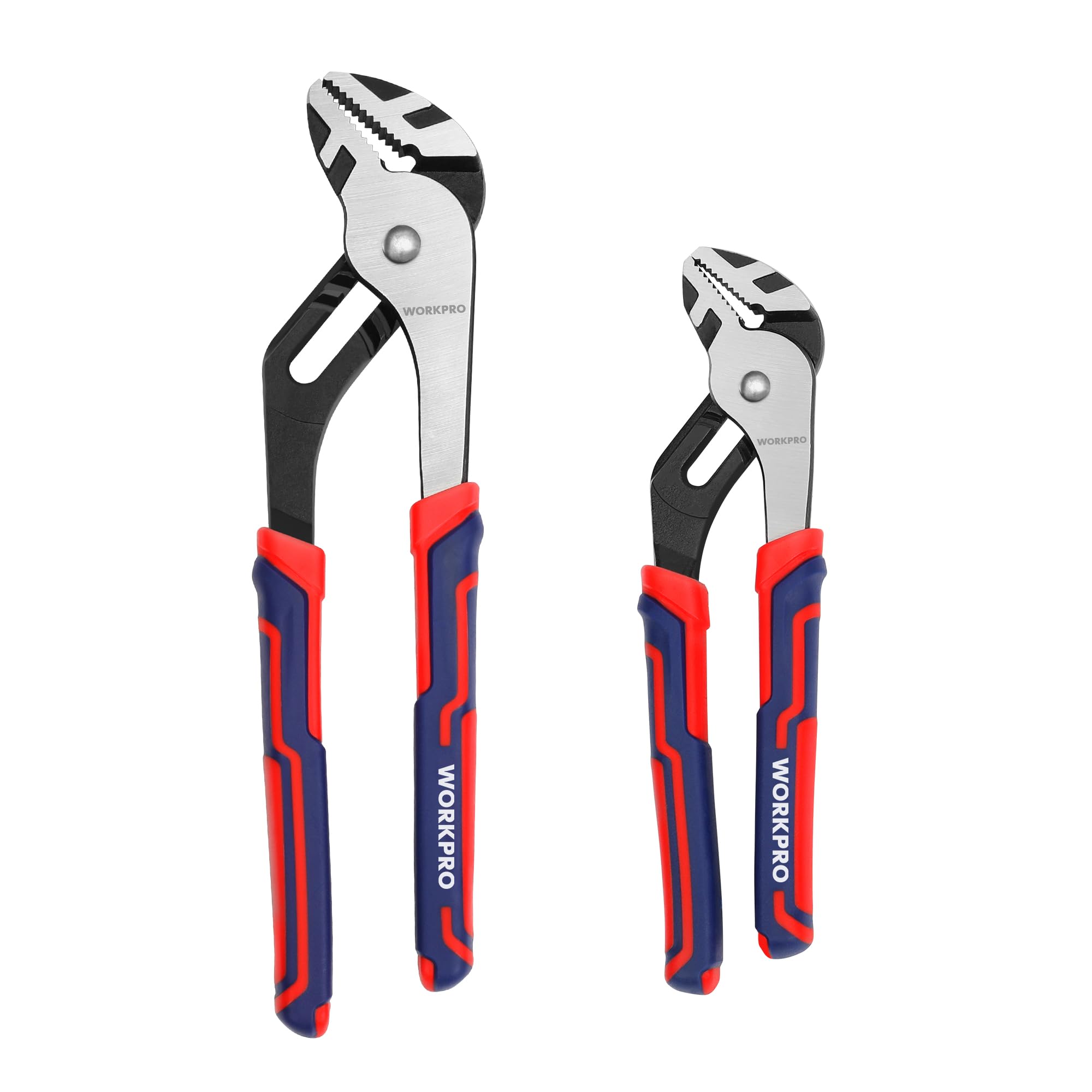 Foto 2 pulgar | Juego De Alicates Workpro Groove Joint De 25 Y 20 Cm Ajustables - Venta Internacional.