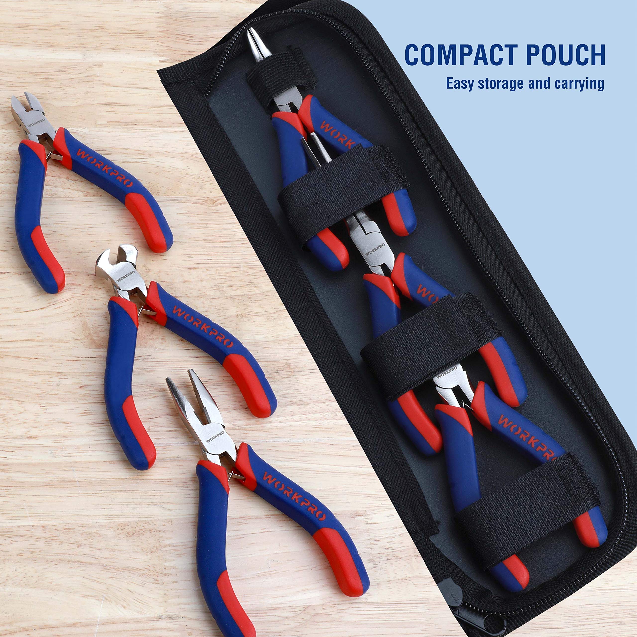 Foto 6 pulgar | Juego De Minialicates Workpro De 6 Piezas Con Punta De Aguja, Diagonal, Etc. - Venta Internacional.