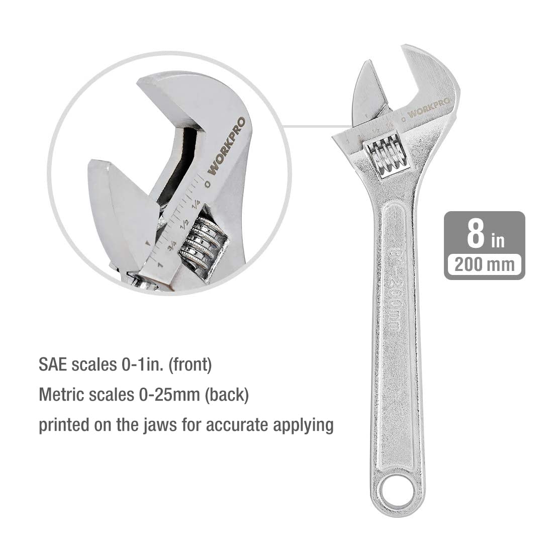 Foto 4 pulgar | Juego De Alicates Y Llaves Workpro De 6 Piezas Para Bricolaje Y Uso Doméstico - Venta Internacional.