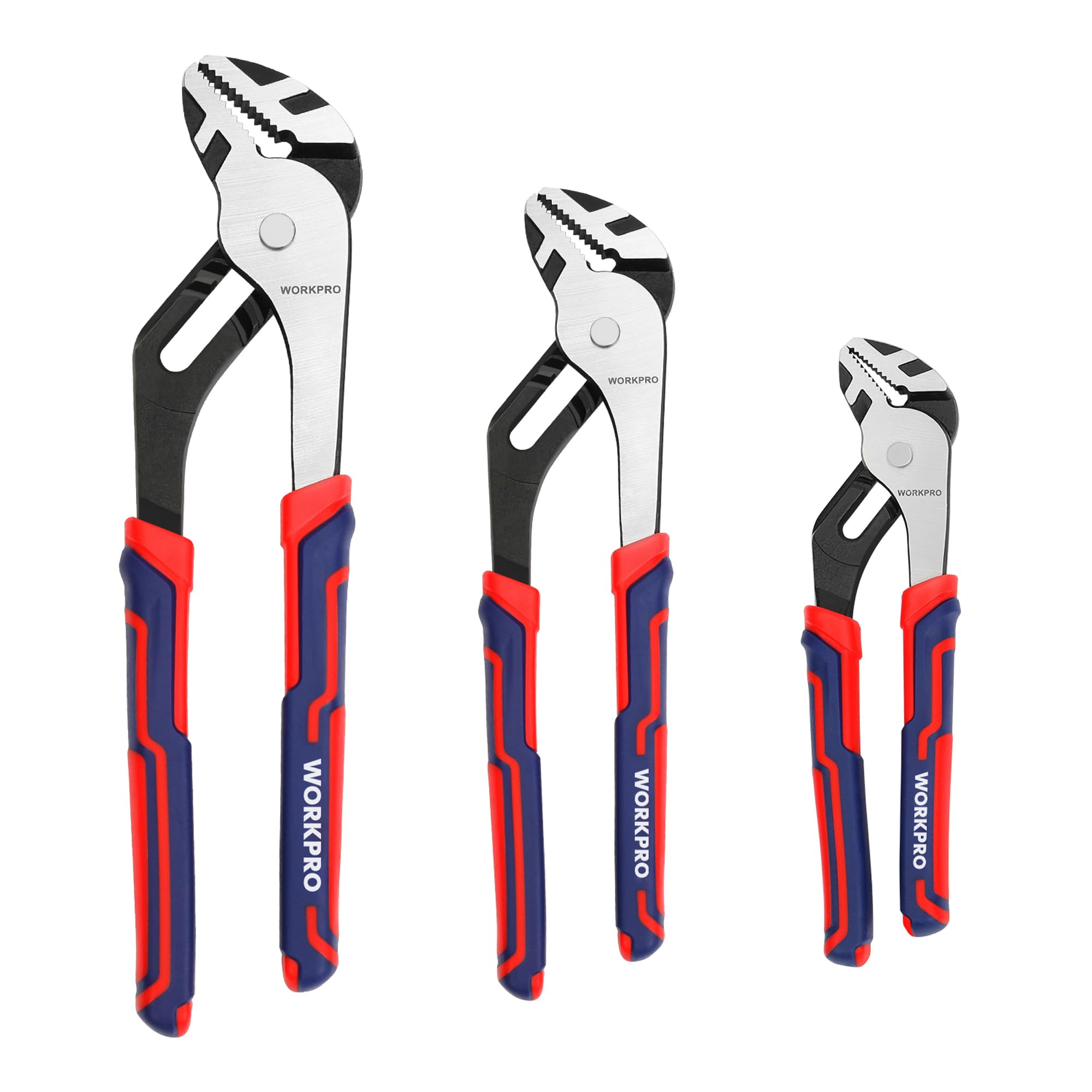 Foto 1 | Juego De Alicates Workpro Groove Joint 30/25/20 Cm Ajustables - Venta Internacional.