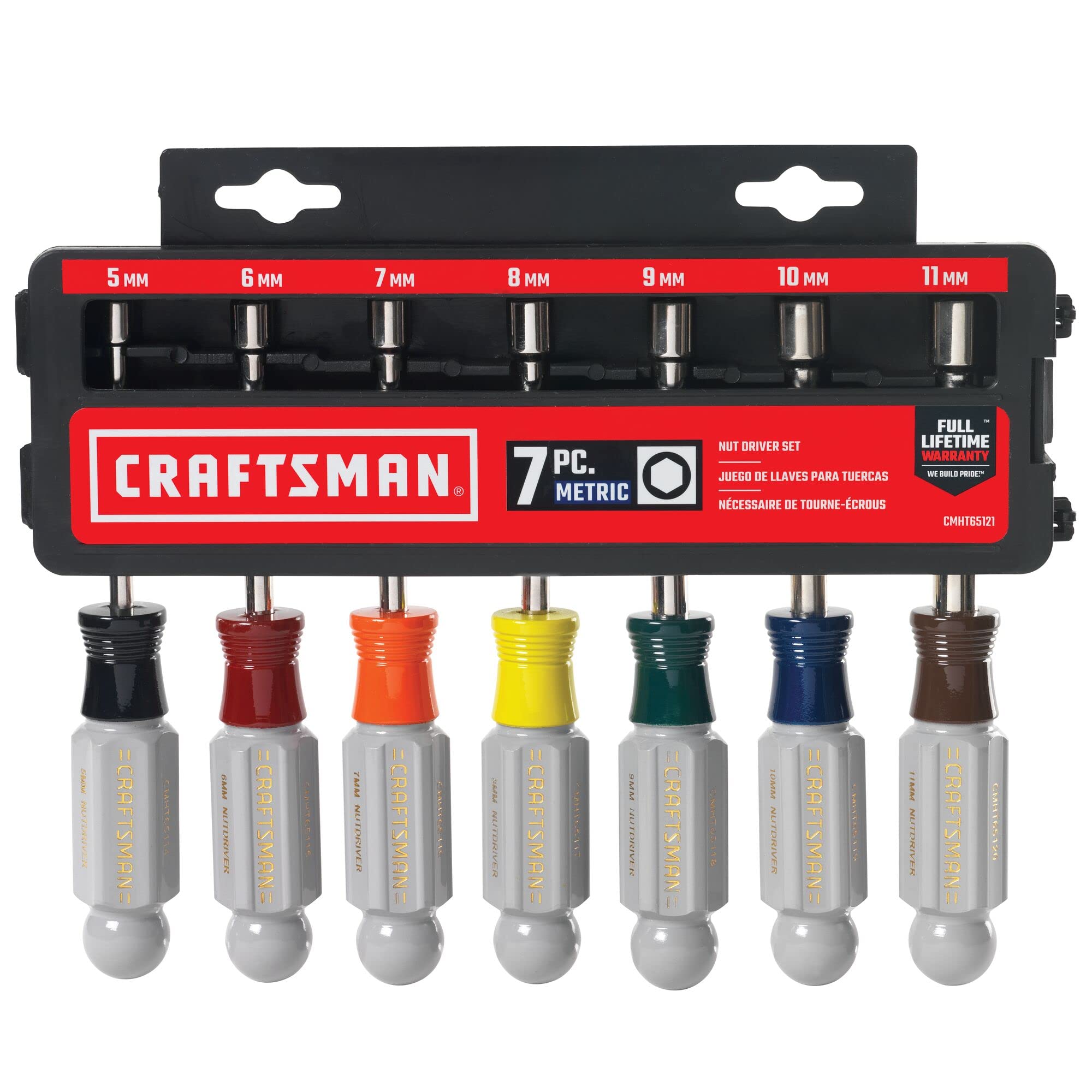 Foto 2 | Juego De Destornilladores Craftsman, 7 Piezas, Aleación Métrica De Acero - Venta Internacional.