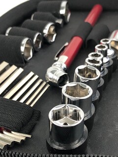 Foto 3 | Juego De Herramientas Apollo Tools Compact Metric 56 Piezas Con Estuche - Venta Internacional.