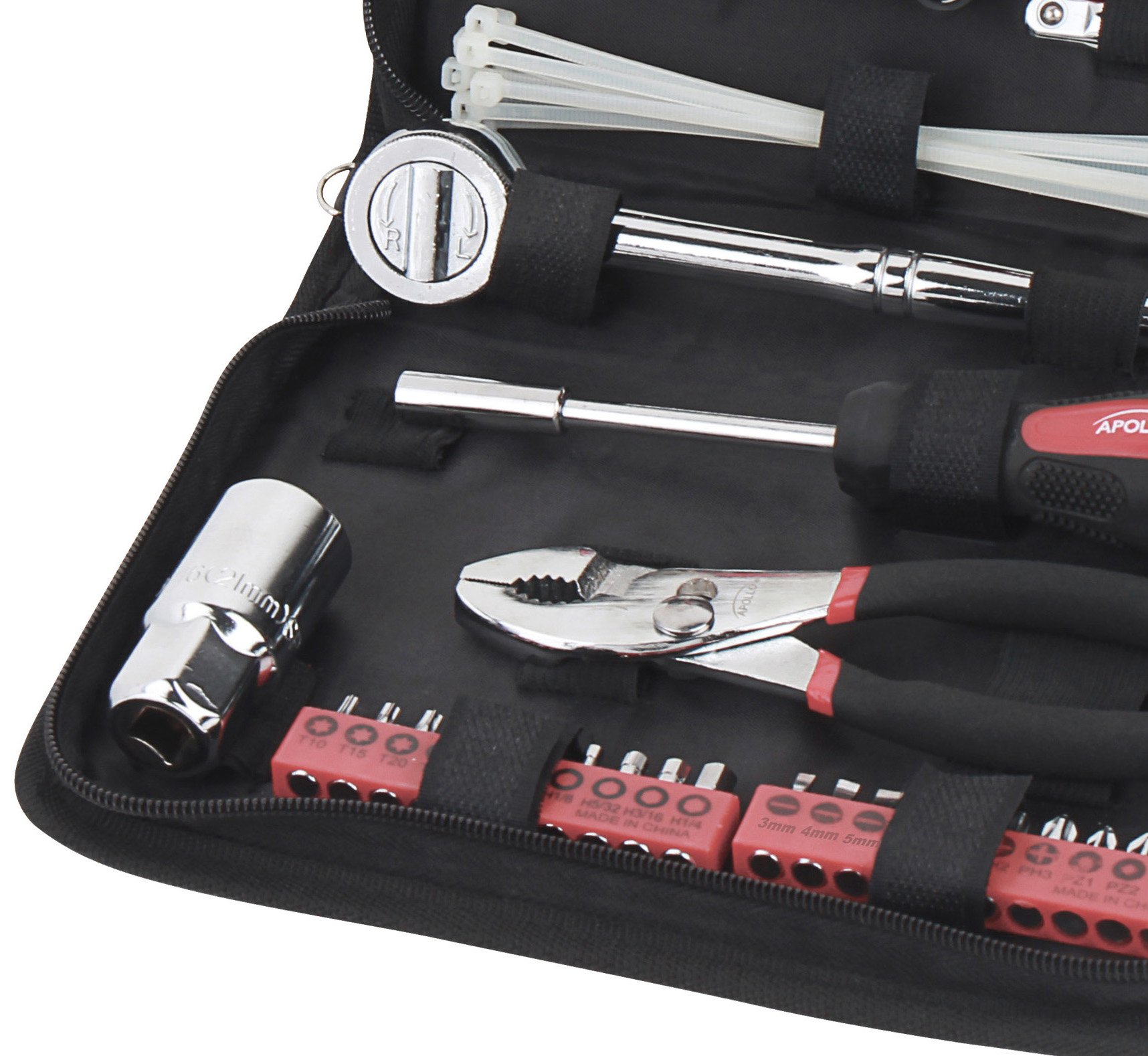 Foto 6 | Juego De Herramientas Apollo Tools Compact Metric 56 Piezas Con Estuche - Venta Internacional.