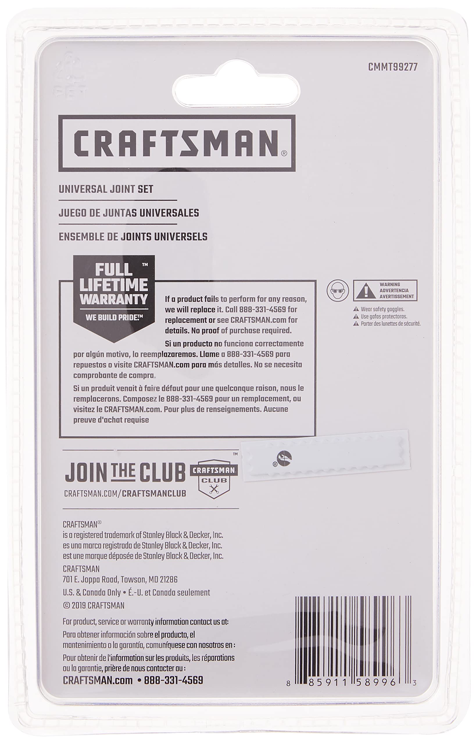 Foto 6 pulgar | Juego De Enchufes Universales Craftsman Cmmt99277 De 3 Piezas - Venta Internacional.