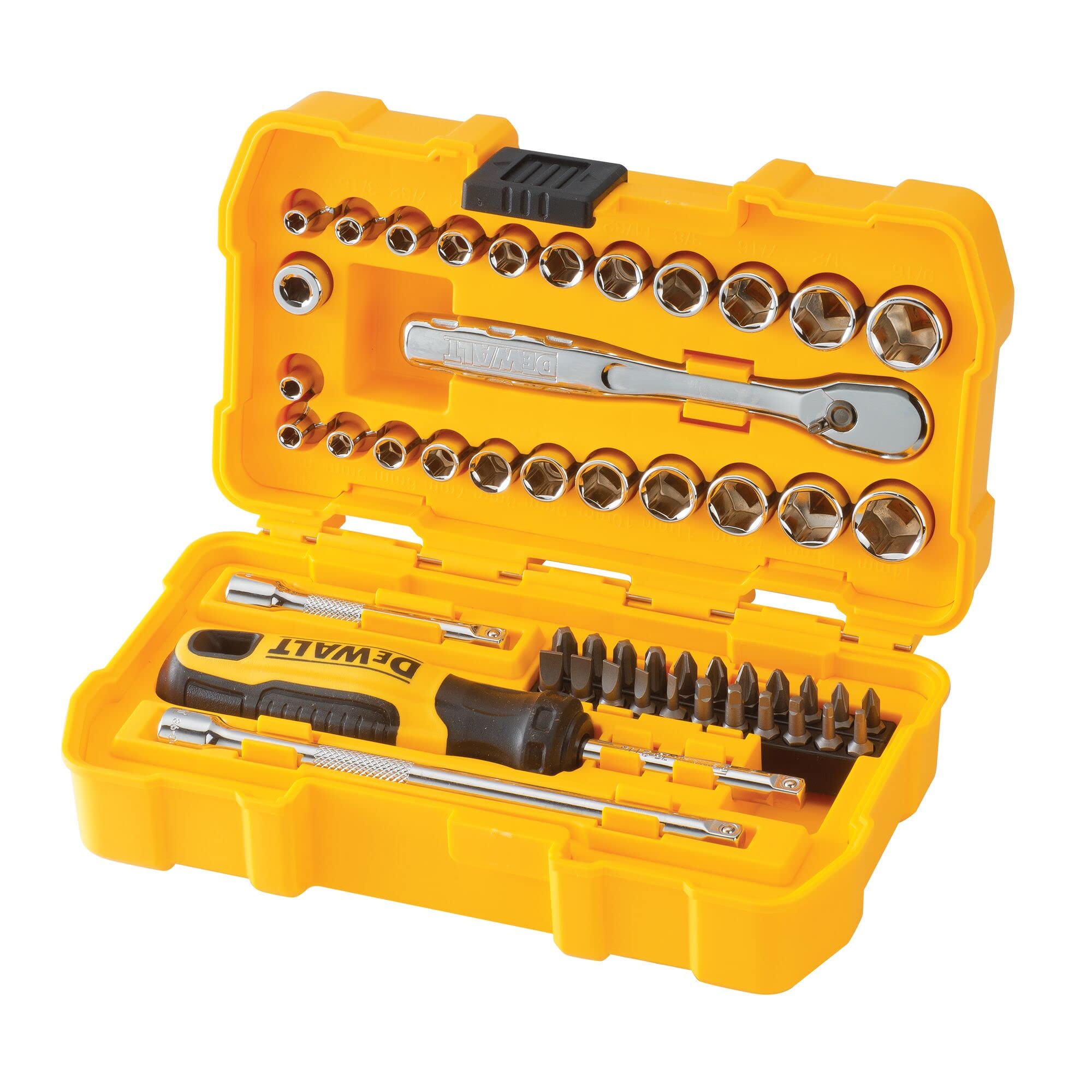 Foto 3 pulgar | Juego De Herramientas Mecánicas Dewalt Dwmt81610t, Accionamiento De 1/4 Pulgadas, 50 Piezas - Venta Internacional.