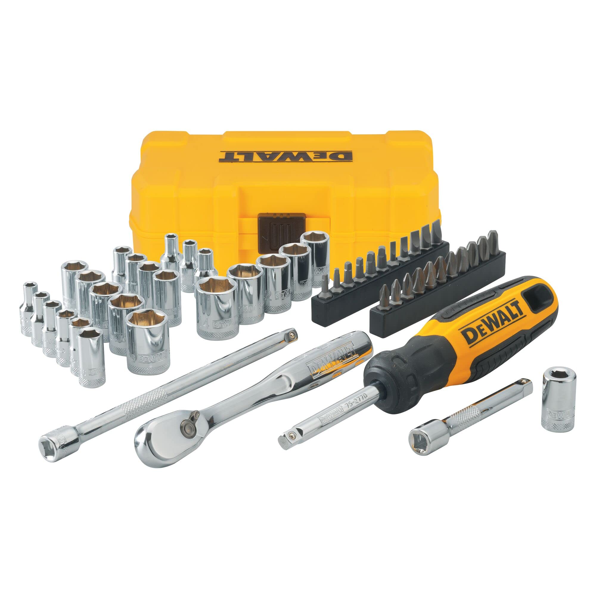 Foto 4 pulgar | Juego De Herramientas Mecánicas Dewalt Dwmt81610t, Accionamiento De 1/4 Pulgadas, 50 Piezas - Venta Internacional.