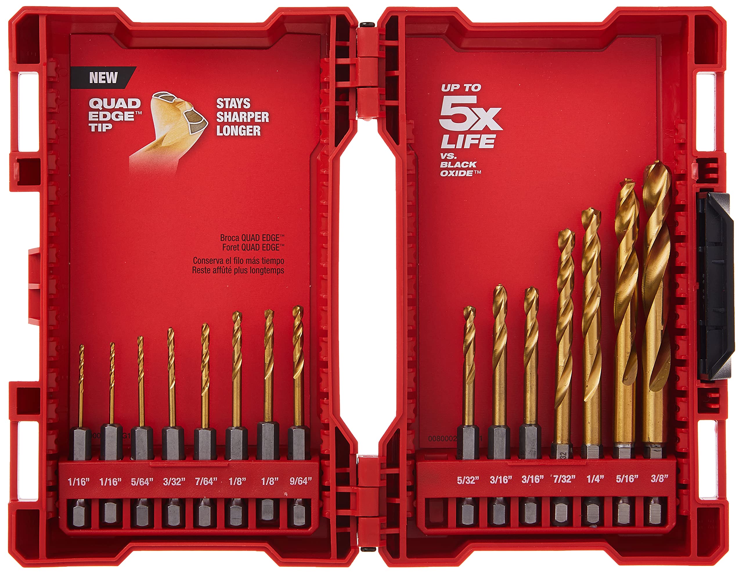 Foto 2 pulgar | Juego de Brocas Milwaukee 48-89-4630 Tin Shockwave 15 Unidades - Venta Internacional