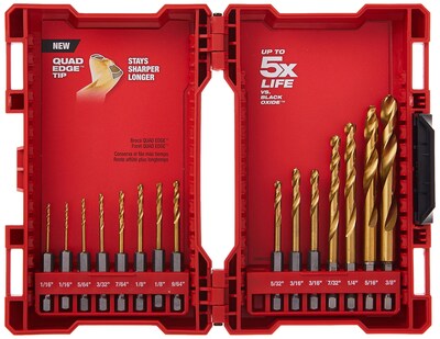 Foto 1 | Juego de Brocas Milwaukee 48-89-4630 Tin Shockwave 15 Unidades - Venta Internacional