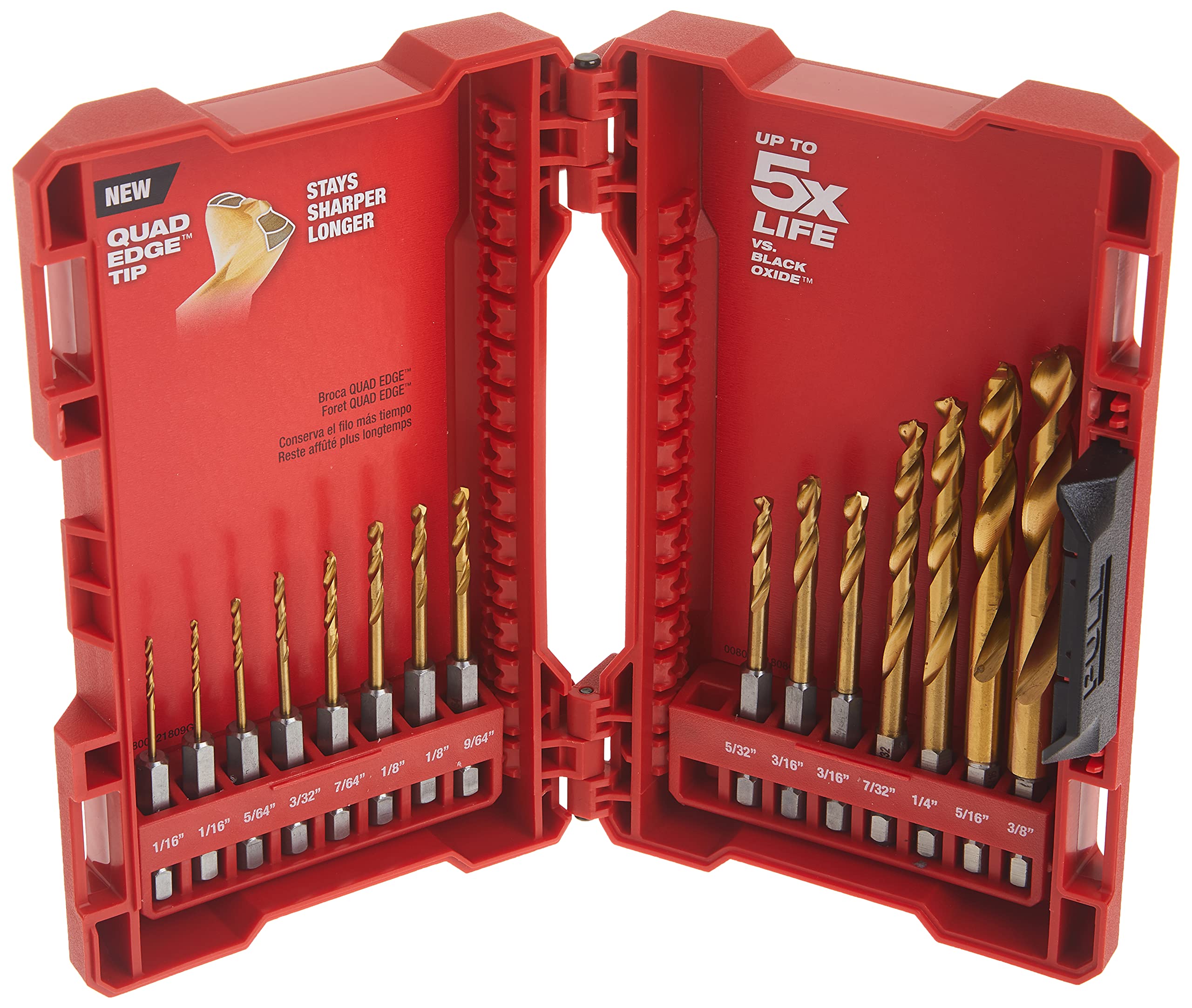 Foto 3 pulgar | Juego de Brocas Milwaukee 48-89-4630 Tin Shockwave 15 Unidades - Venta Internacional