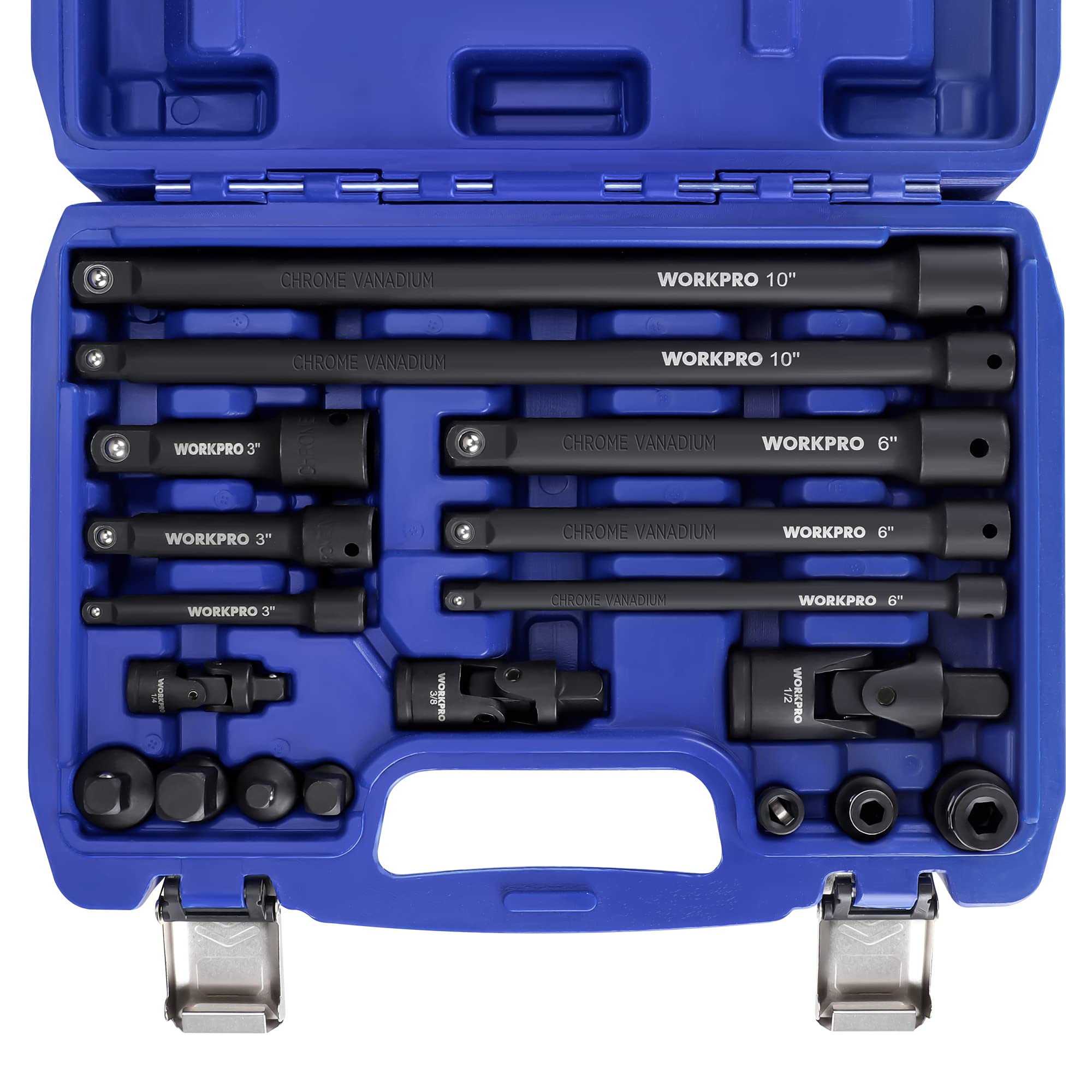 Foto 2 pulgar | Juego de Accesorios para Herramientas de Accionamiento Workpro 18 Piezas con Estuche - Venta Internacional