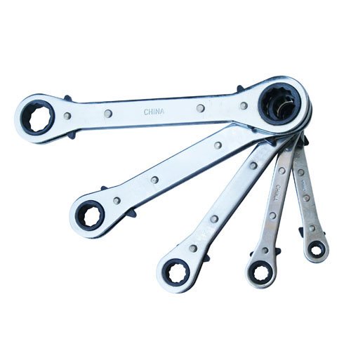 Foto 3 pulgar | Juego De Llaves De Trinquete Apollo Tools, 5 Piezas, Acero Sae Dt1212 - Venta Internacional.