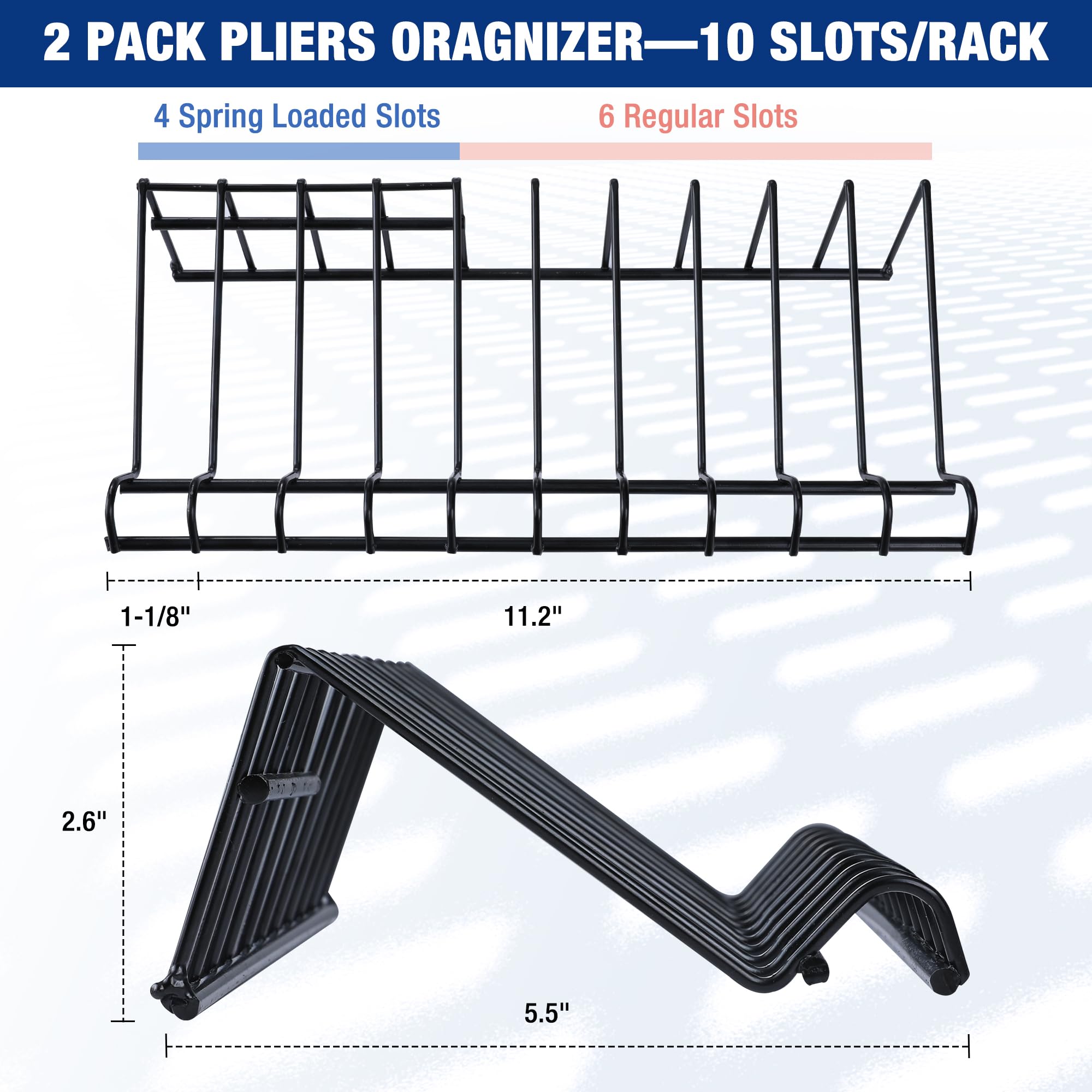 Foto 4 pulgar | Juego de Alicates Workpro 20 Piezas con 2 Estantes Organizadores - Venta Internacional