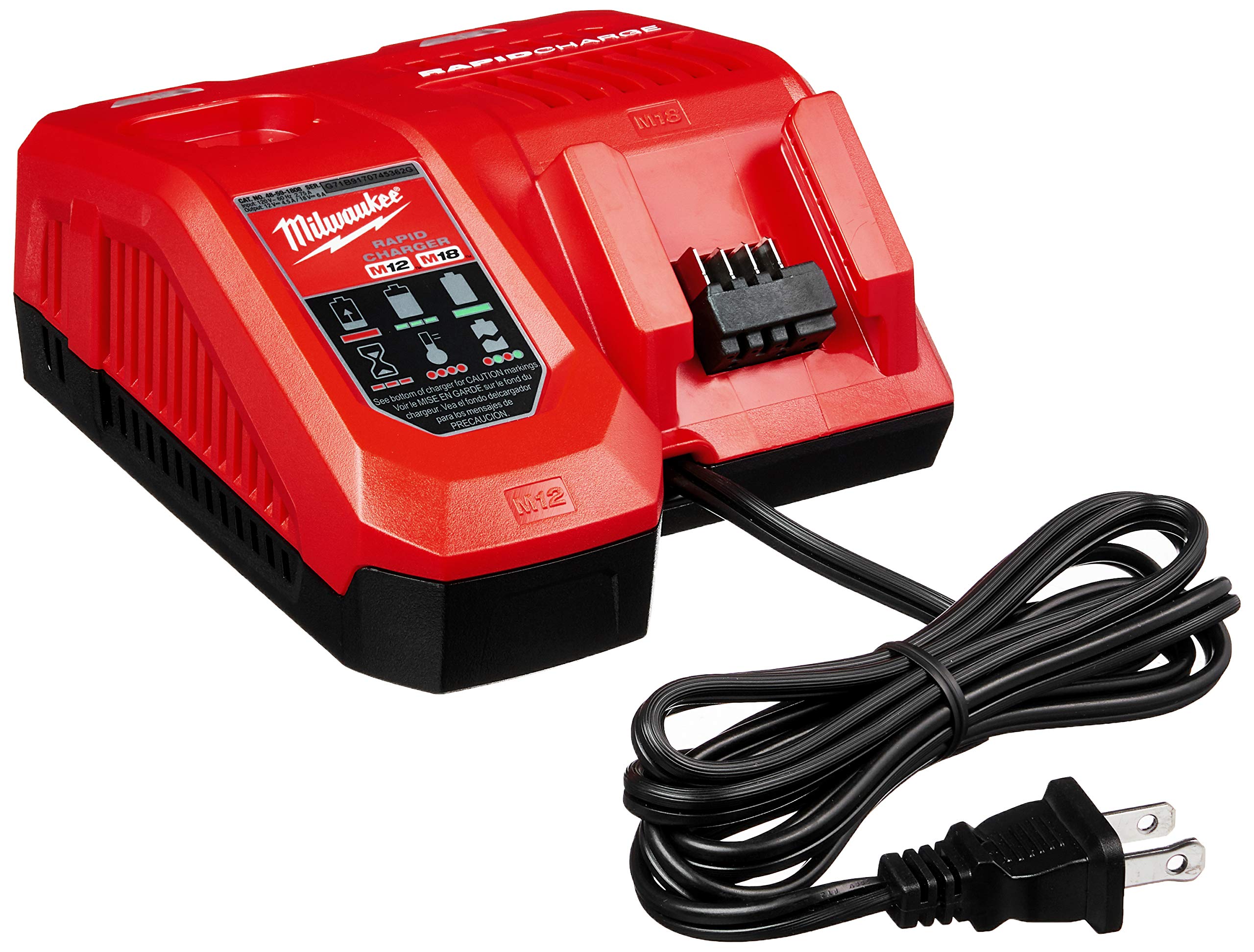 Foto 2 pulgar | Herramientas Eléctricas Charger Milwaukee M18 y M12 Rapid Charger - Venta Internacional