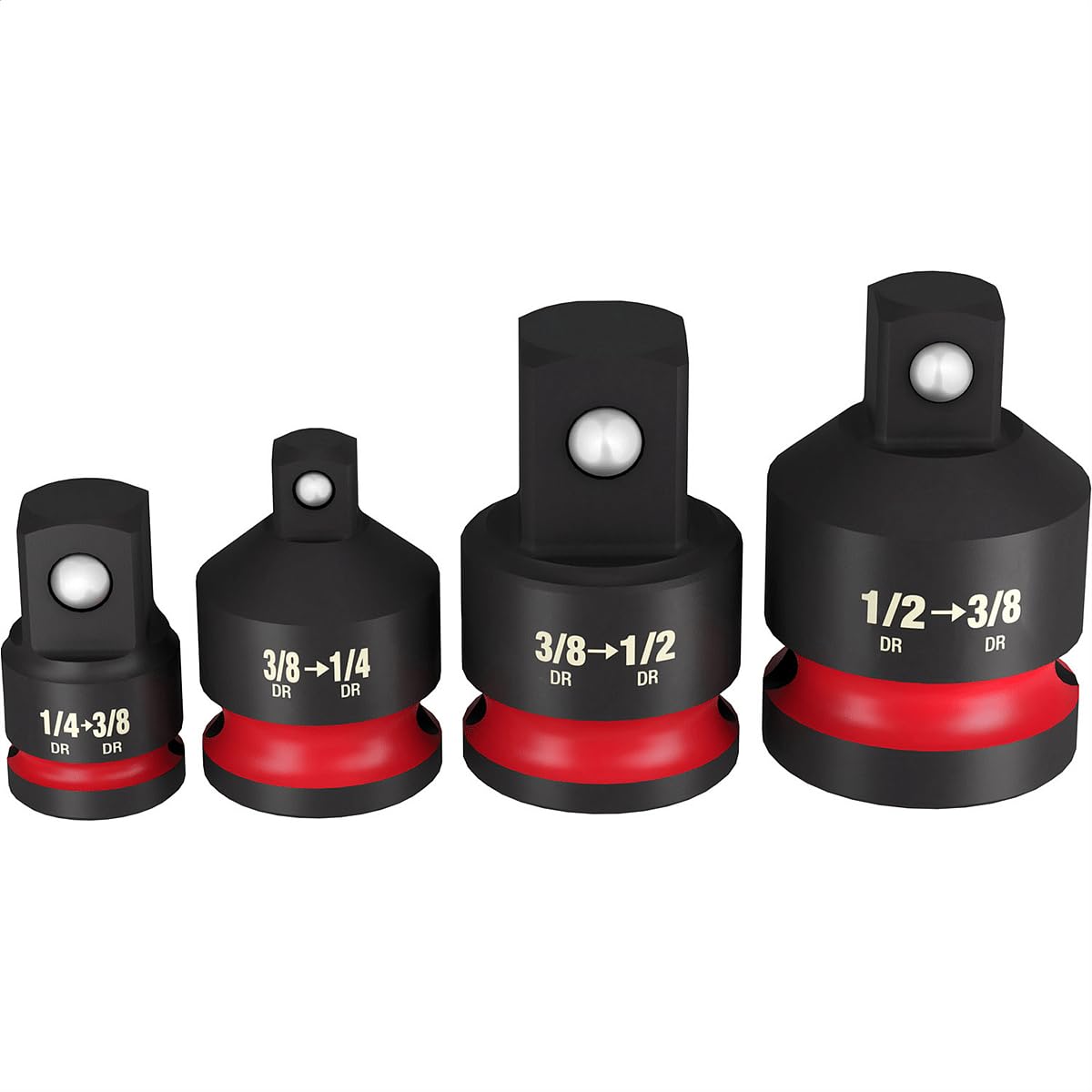 Juego de Adaptadores Milwaukee 1/4-1/2 Pulgadas Drive 49-66-6742 - Venta Internacional