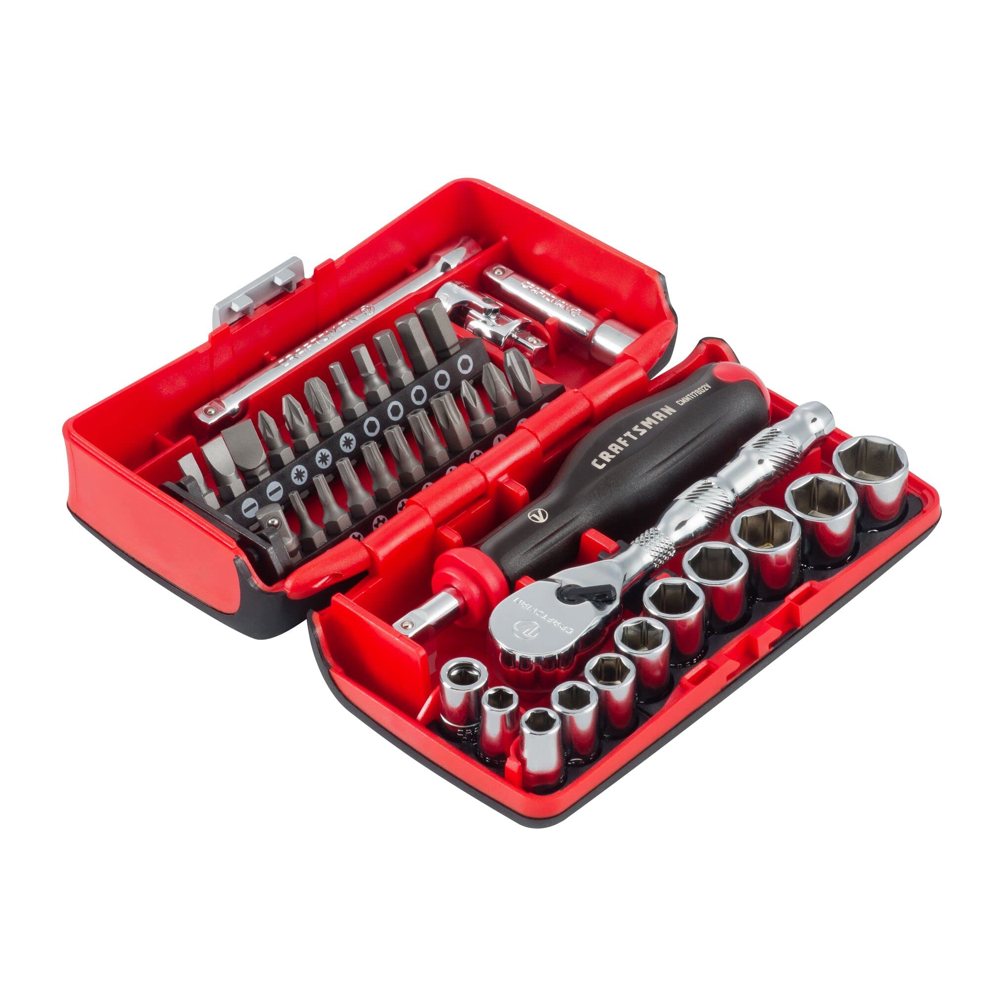 Foto 1 | Juego De Enchufes Craftsman V-series Shallow Drive De 1/4 Pulgadas, 38 Piezas - Venta Internacional.