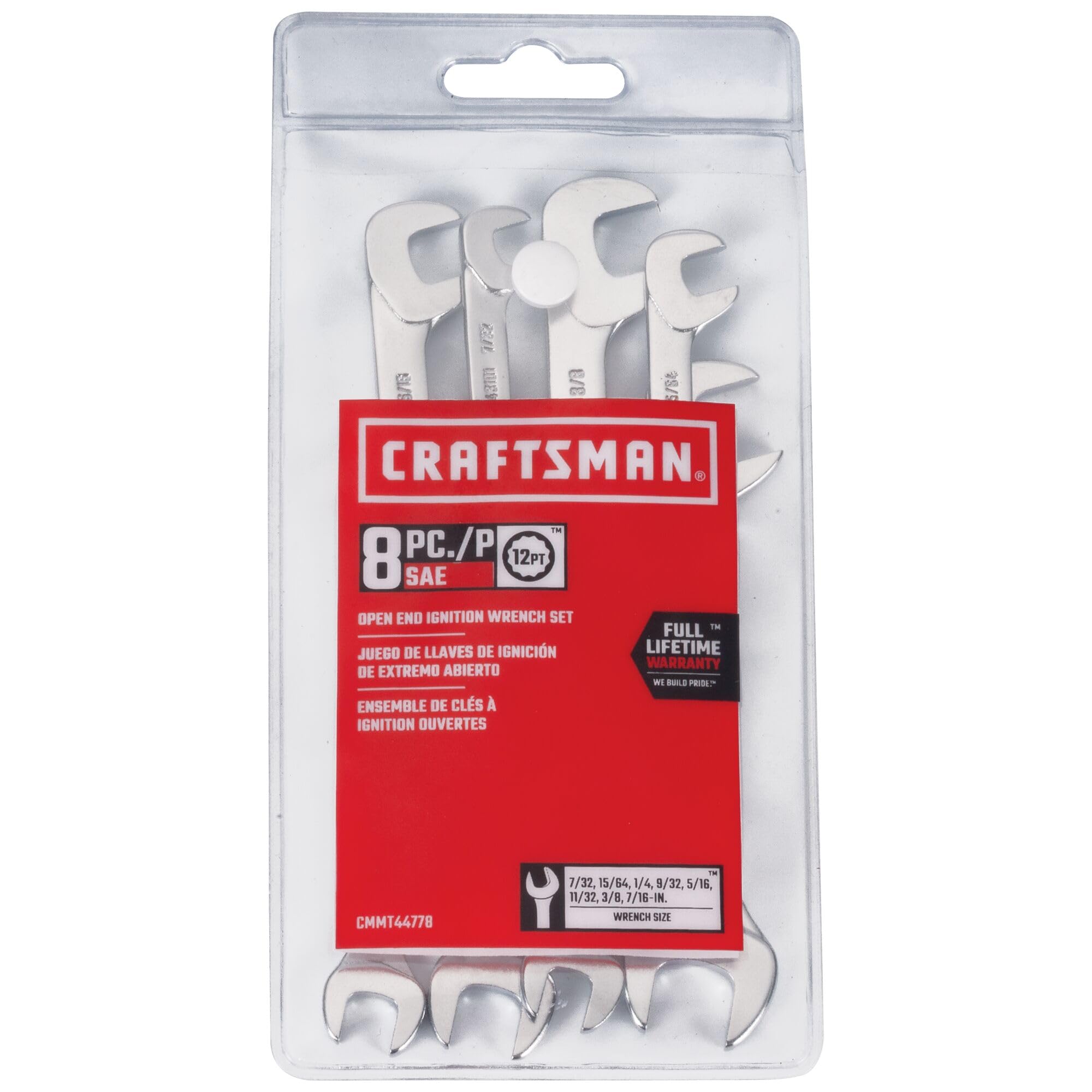 Foto 5 pulgar | Juego De Llaves Craftsman Open End Ignition Sae 8 Piezas - Venta Internacional.